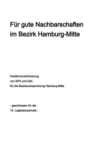 Für gute Nachbarschaften im Bezirk Hamburg