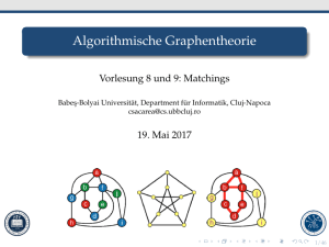 Algorithmische Graphentheorie