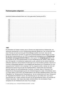 Parteiensystem allgemein