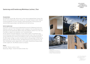 Sanierung und Erweiterung Wohnhaus Lechner, Chur