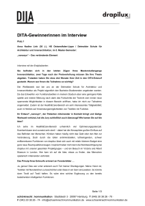 DITA-Gewinnerinnen im Interview