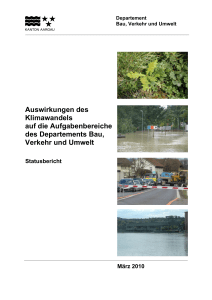 Auswirkungen des Klimawandels auf die