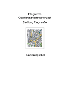 Integriertes Quartierssanierungskonzept