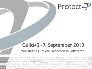 Guild42 - Software Sicherheit
