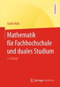 Mathematik für Fachhochschule und duales Studium - Journal-dl