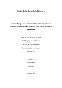 Tierärztliche Hochschule Hannover Untersuchungen zur