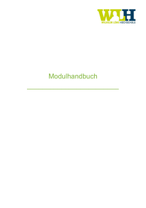 Modulhandbuch