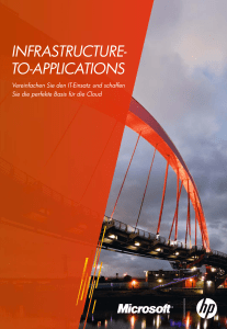 infrastructure- to-applications