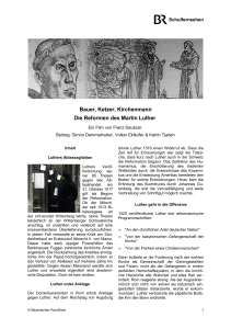 Bauer, Ketzer, Kirchenmann Die Reformen des Martin Luther