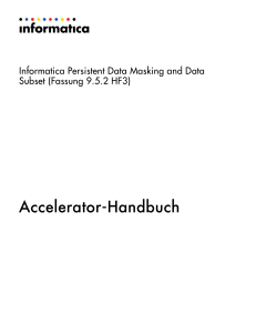 Accelerator-Handbuch - Informatica Knowledge Base