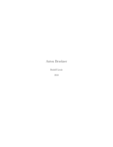 Anton Bruckner - Allan Pettersson Fanpage