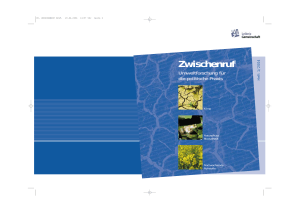 Zwischenruf - Potsdam Institute for Climate Impact Research