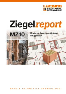 Lücking Ziegelreport MZ10 - Moderne Apartmenthäuser in Lippstadt