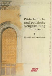 Volkswirtschaftliche Tagung 1991