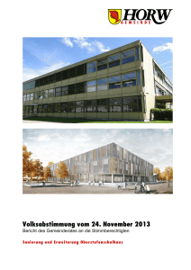 Entwurf Abstimmungsbotschaft 17. Mai 2009