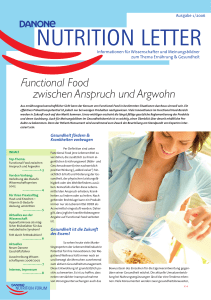 Nutrition Letter 3.Ausgabe