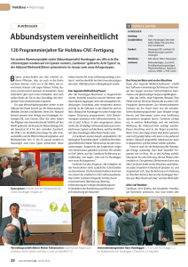 Abbundsystem vereinheitlicht