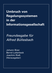 Freundesgabe für Alfred Büllesbach
