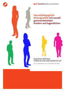 Sexualpädagogische Bildungsarbeit mit sexuell