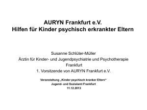 AURYN Frankfurt e.V. Hilfen für Kinder psychisch erkrankter Eltern