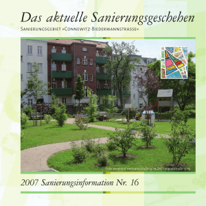 Sanierungsgebiet "Connewitz-Biedermannstraße