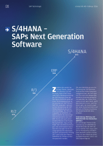 S4HANA-SAPs Next Generation Software