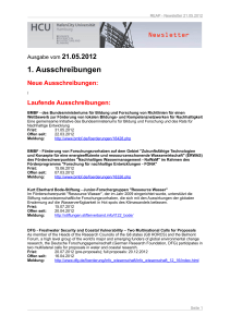 REAP Newsletter 11/2012 - HafenCity Universität Hamburg