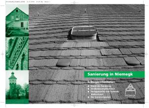 Sanierung in Niemegk