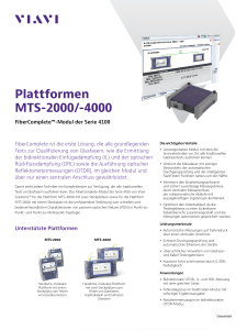Modul der Serie 4100 für Platformen MTS-2000