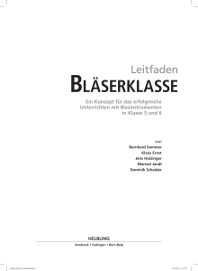 bläserklasse - Helbling Verlag