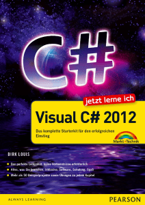 Jetzt lerne ich Visual C# 2012 *ISBN 978-3-8272