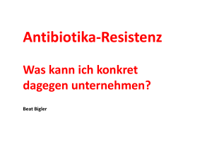 Antibiotika-Resistenz - Alumni der Vetsuisse