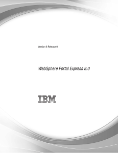 WebSphere Portal Express 8.0