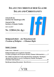 Islam and Christianity Nr. 2/2014 (14. Jg.)