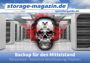 1-2016 Backup für den Mittelstand