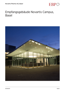 Empfangsgebäude Novartis Campus, Basel