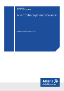 Allianz Strategiefonds Balance