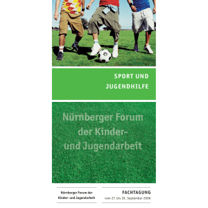 Fachtagung N&uuml;rnberger Forum der Kinder
