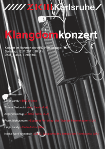 Klangdomkonzert - Mediaartbase.de
