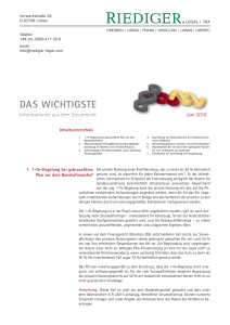 das wichtigste - RIEDIGER. legal