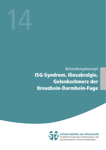 ISG-Syndrom, Iliosakralgie, Gelenkschmerz der