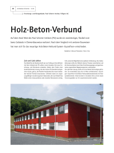 Holz-Beton-Verbund - Forum