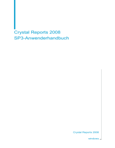 Crystal Reports 2008 SP3-Anwenderhandbuch