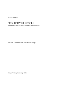 profit over people