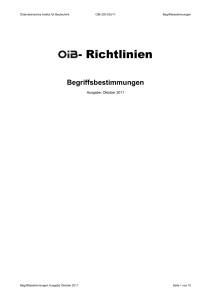 Richtlinien - Österreichisches Institut für Bautechnik