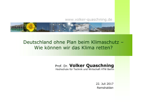 Deutschland ohne Plan beim Klimaschutz – Wie können wir das