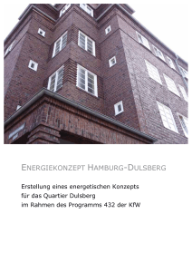 Energiekonzept Hamburg Dulsberg - Dulsberg