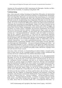 Vorbemerkung - Max Stirner Archiv Leipzig