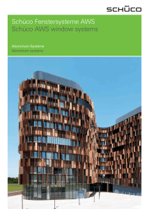 Sch&uuml;co Fenstersysteme AWS Sch&uuml;co AWS