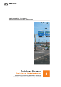 Gestaltungs-Standards Stadtr&auml;ume: Verkehrsknoten